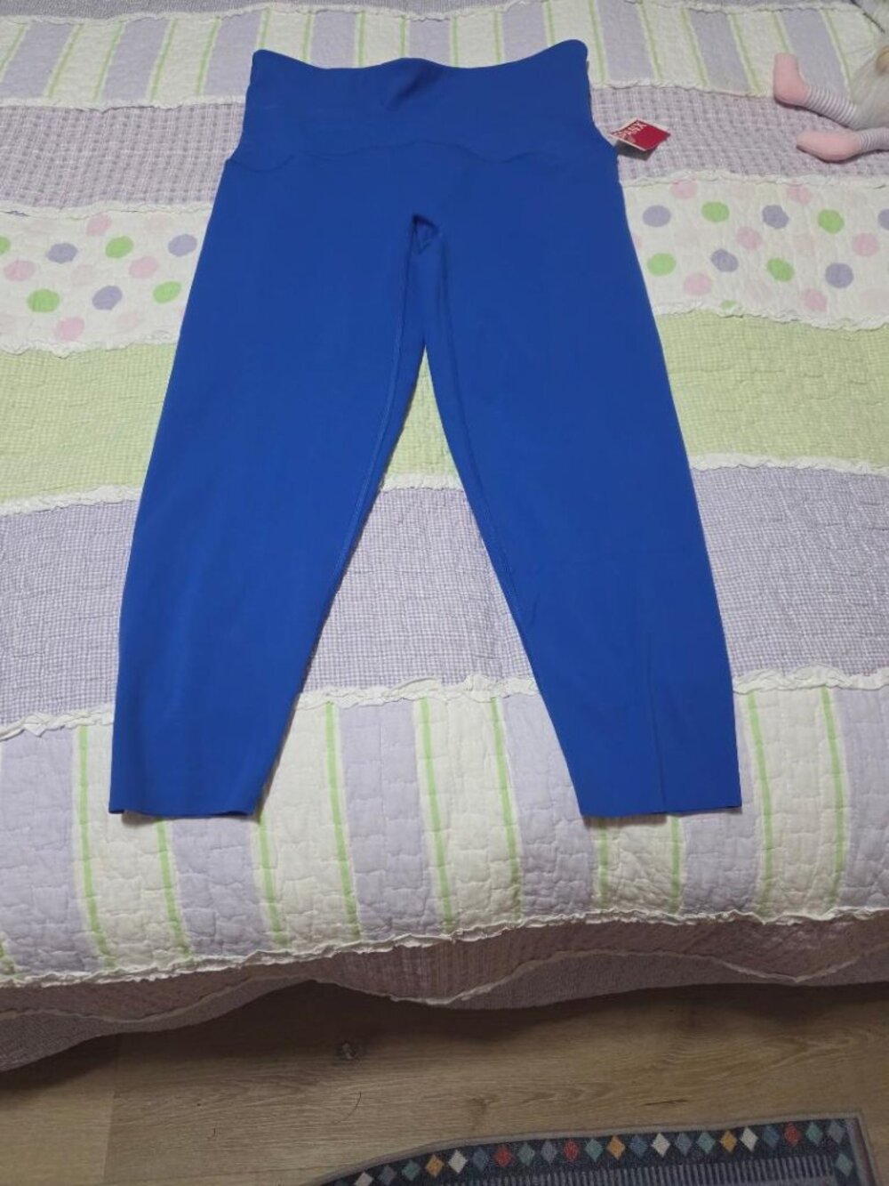 SPANX COBALT BLUE XL 3/4 leg
